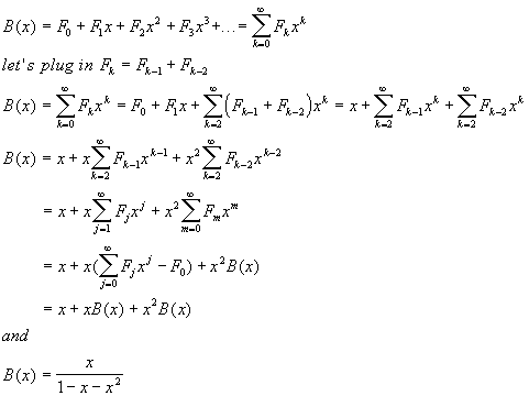 Fibonacci Equation